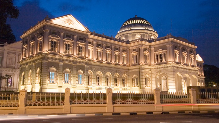 新(xīn)加坡國(guó)家博物(wù)館 (National Museum of Singapore) 外觀夜景